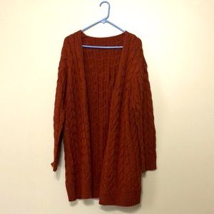 Chunky knit cardigan
